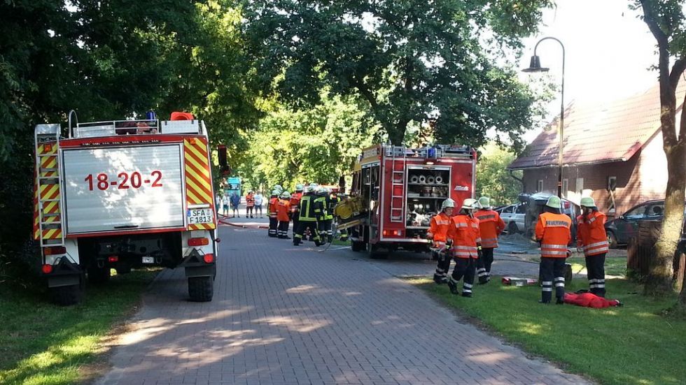 Arbeitsreicher Nachmittag für die Feuerwehren der Samtgemeinde